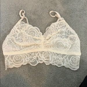 Victoria’s Secret white bralette